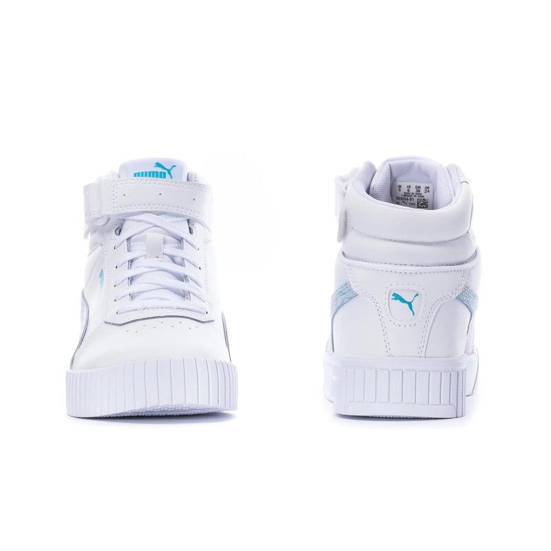 Puma Carina 2.0 Mid Whppd Drms JR Puma White Nitro Blue (393554 01)