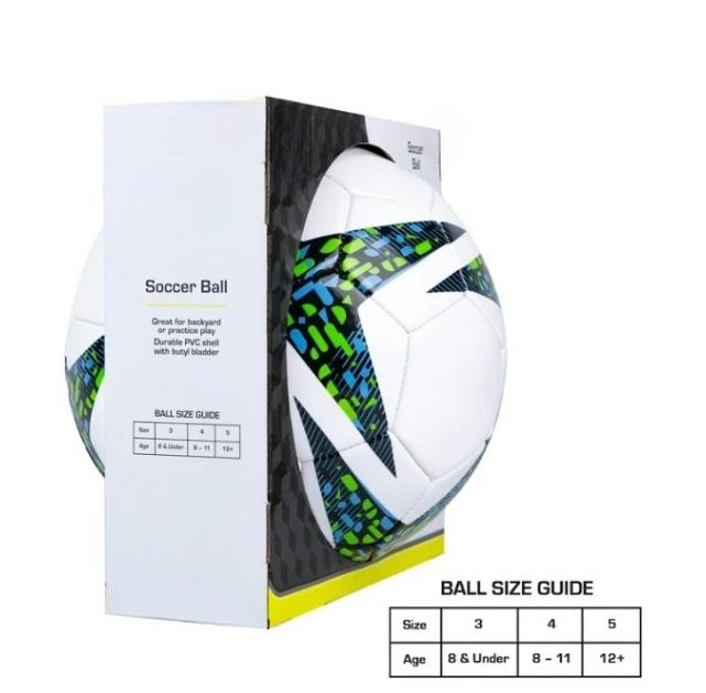 Blue Size 4 Soccer Ball - Perfect for Outdoor Play