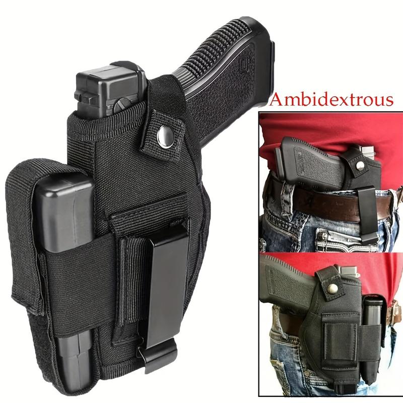 Unisex Holster, 9mm Pistol Holster, IWB Owb Concealed Carrying Pistol Holster, with Cartridge Bag