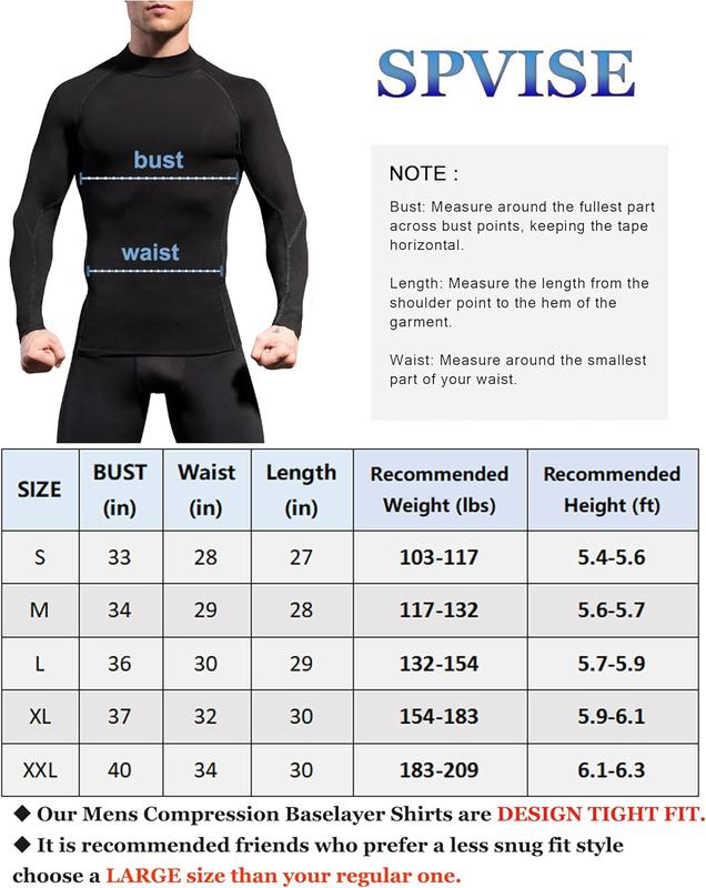 1 or 3 Pack Men's Compression Shirts Long Sleeve Workout Gym T-Shirt Running Top Cool Dry Sports Baselayer Undershirts