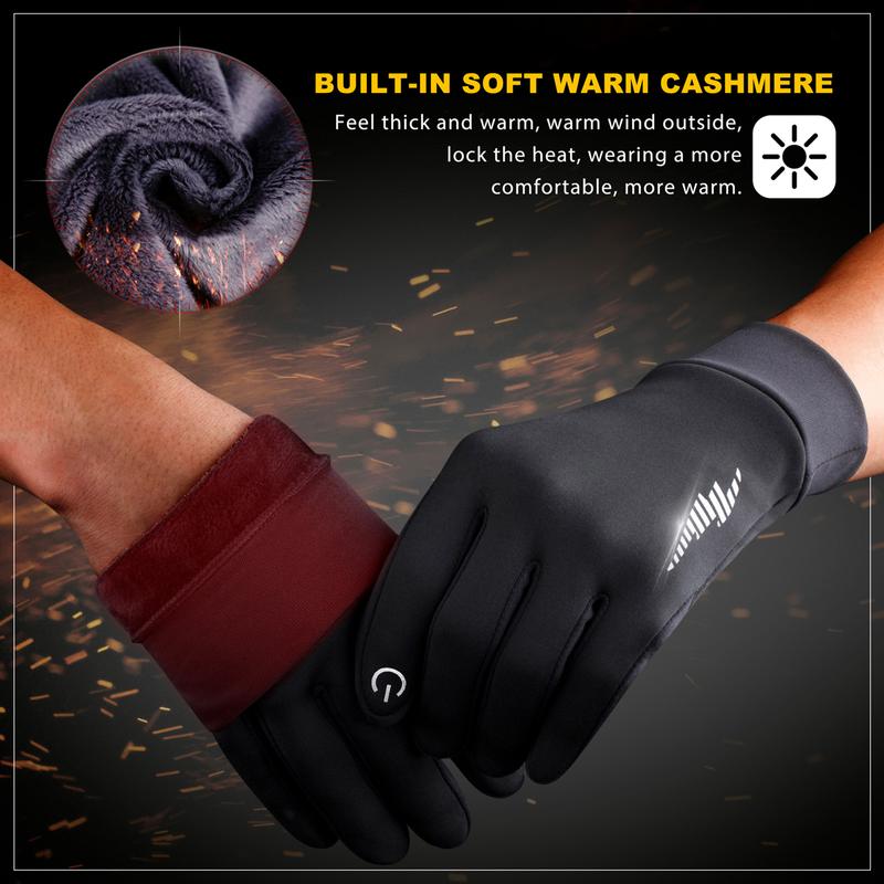 SIMARI Winter Gloves Women Men Ski Gloves Liners Thermal Warm Touch Screen, Perfect for Cycling, Running, Driving, Hiking, Walking, Texting, Freezer Work, Gardening, and Daily Activities 102 winter gloves full finger