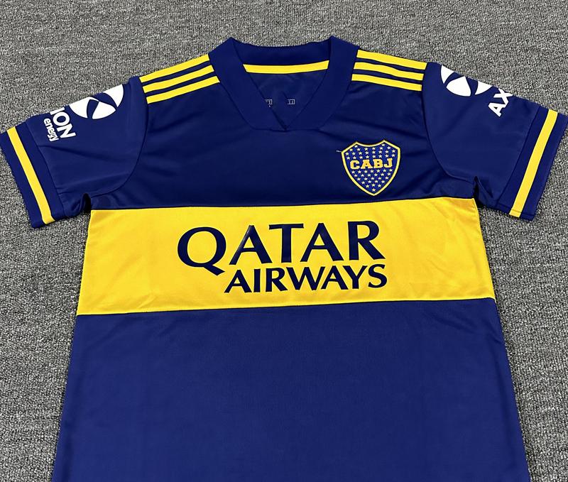 20-21 Boca Home \ Football jerseys \ Retro \ Blue \ Men's \ Sportswear