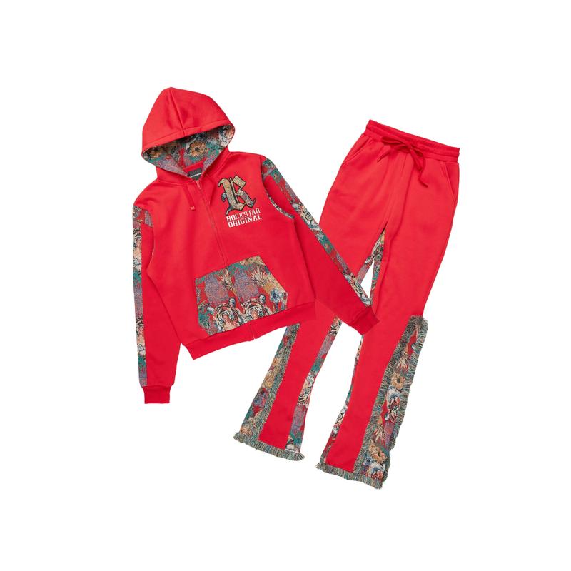 Linnea Red Tapestry Stacked Trackset