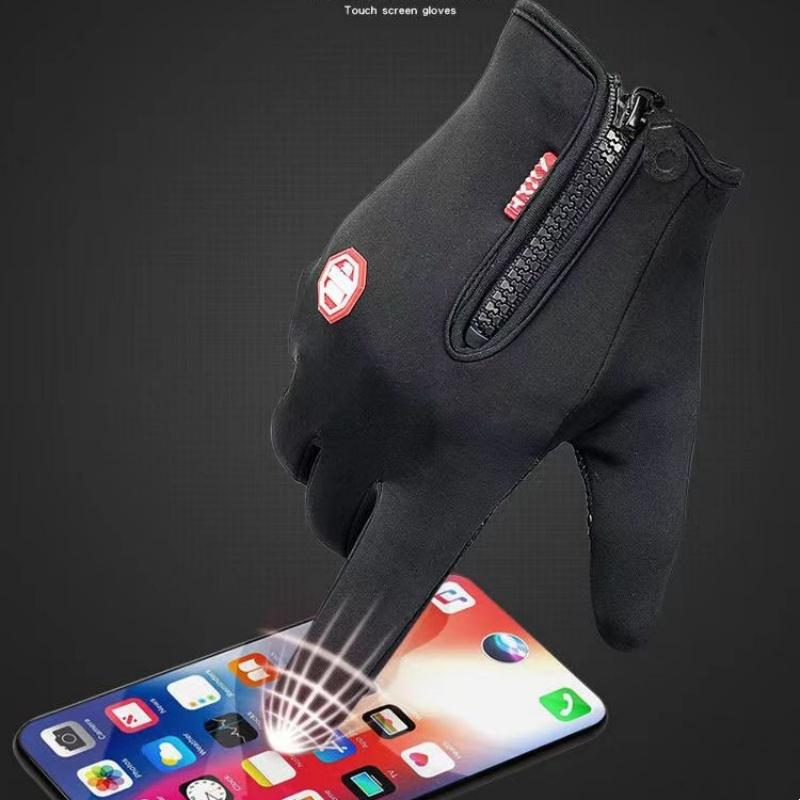 Thermocontrol, WarmthPlus Men's Touchscreen Winter Gloves - Waterproof, Insulated & Windproof for Outdoor Sports, Cycling & Skiing