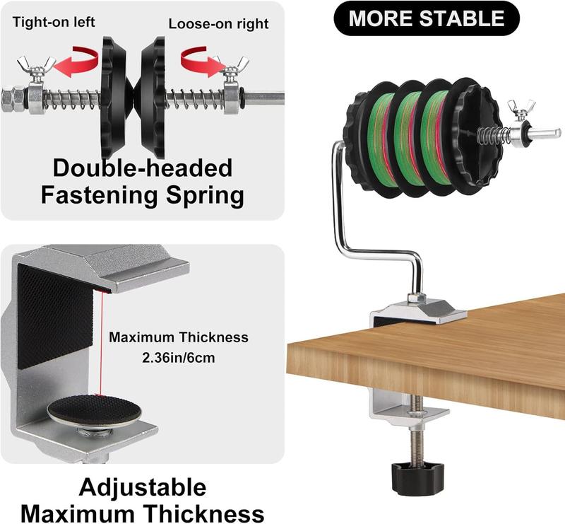 Fishing Line Spooler for Spinning Reel, Fishing Line Winding Spooler,Fishing Real Line Spooler,Fishing Line Spool Winder,Fishing Line Spooling Accseeories, Line Spooler-A