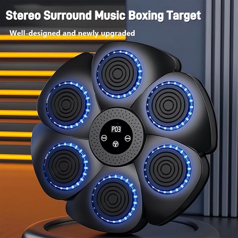 2024Smart Music Boxing Machine, LED Play Mobile Phone Music, Gift Boxing Gloves, Wall-mounted Boxing Trainer, Suitable For Sports Enthusiasts, At Home Can Experience The Joy Of Sports