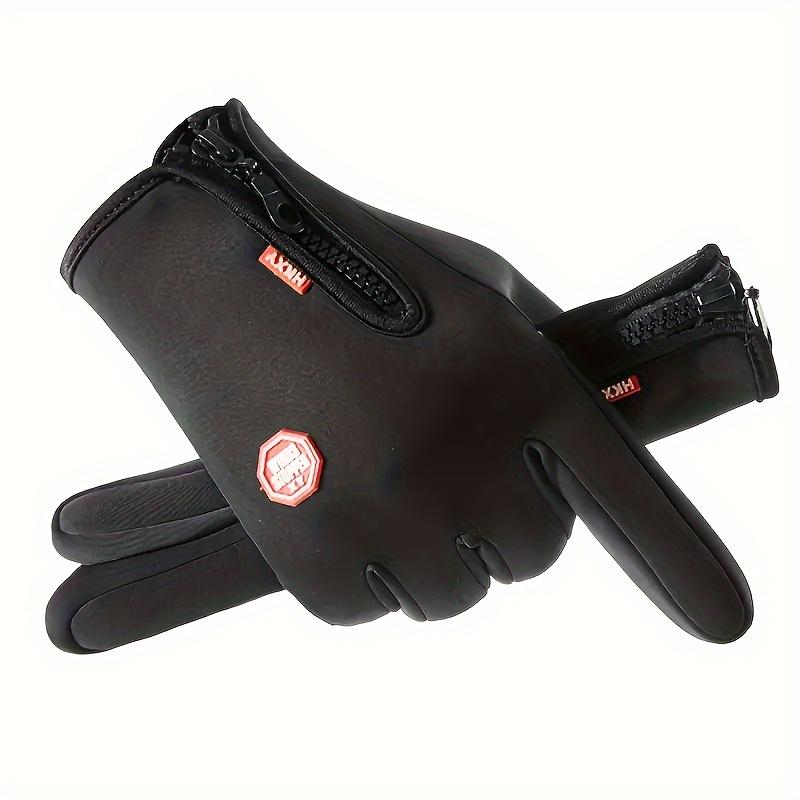 Thermocontrol, WarmthPlus Men's Touchscreen Winter Gloves - Waterproof, Insulated & Windproof for Outdoor Sports, Cycling & Skiing