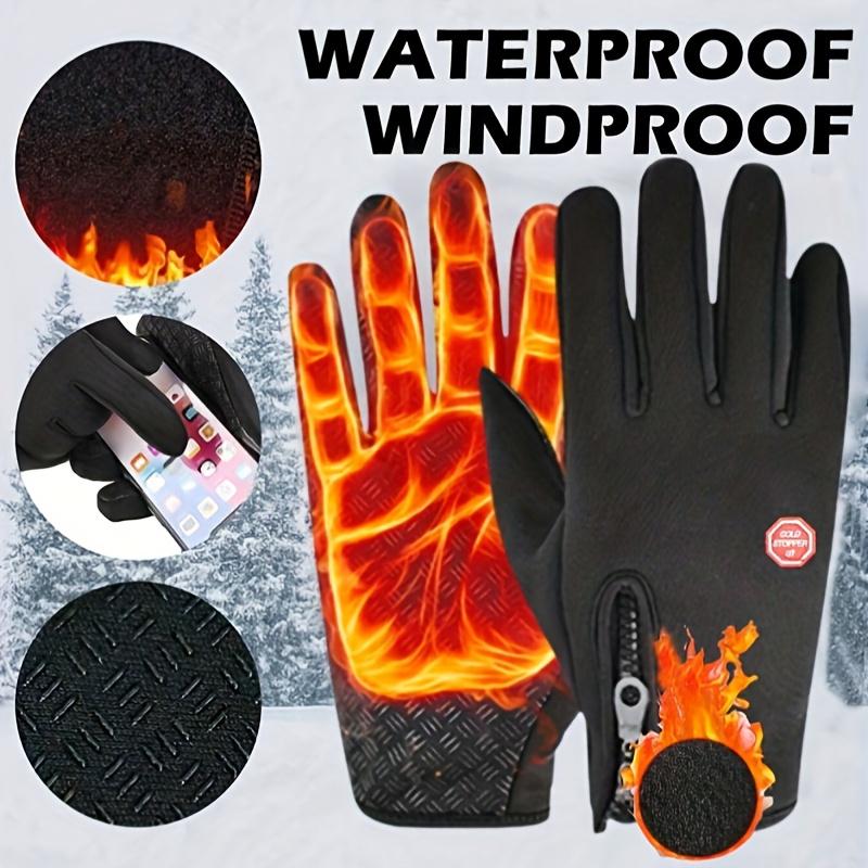 Thermocontrol, WarmthPlus Men's Touchscreen Winter Gloves - Waterproof, Insulated & Windproof for Outdoor Sports, Cycling & Skiing