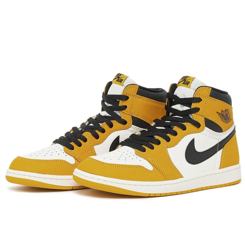 Nike Air Jordan 1 Retro High OG Yellow Ochre DZ5485-701 Men's Fashion Sneaker New