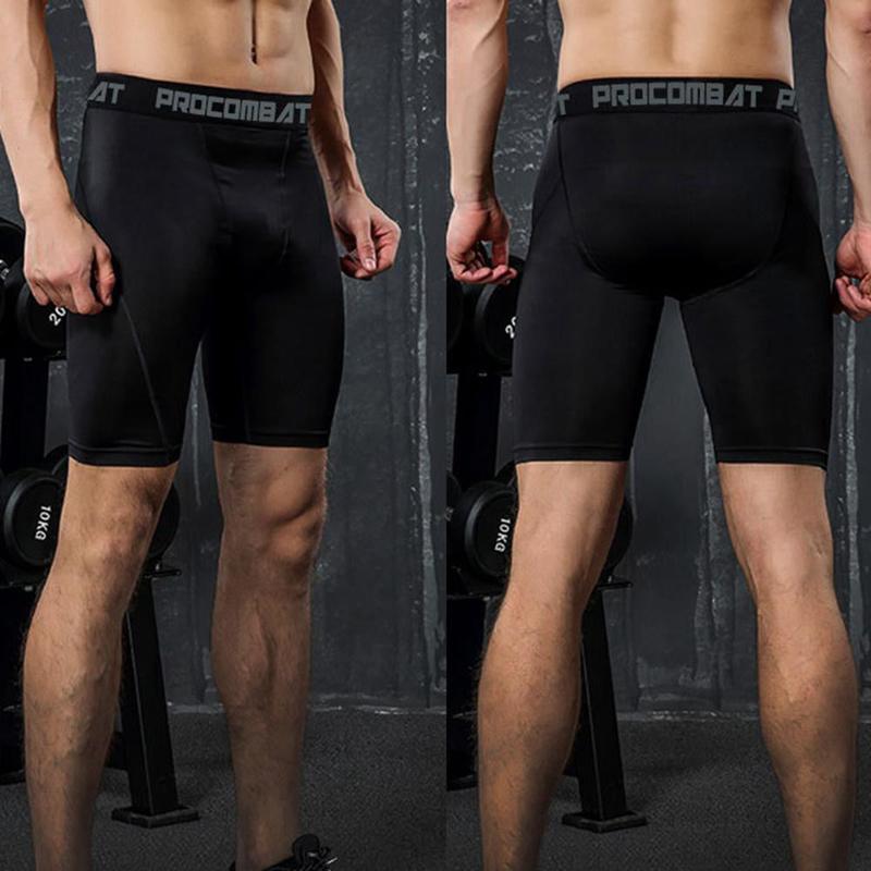 Men's Compression Shorts Cool Dry Sports Tights Underwear Running Elastic Sports Shorts