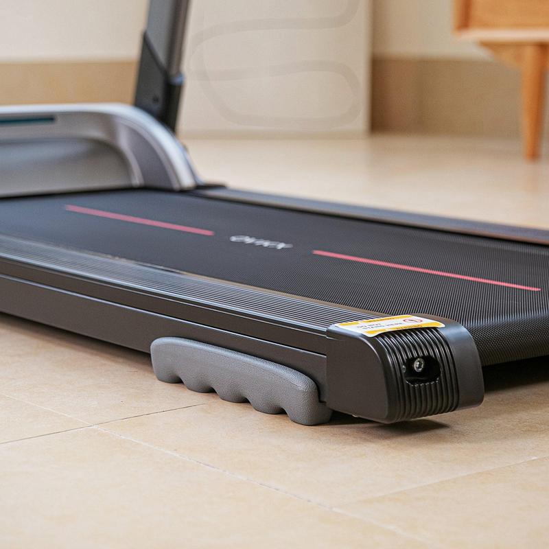 OVICX Quiet Portable Folding Flex Treadmill w  Bluetooth & Fitness Tracking App