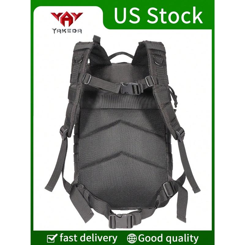 45L Large Capacity Outdoor Sports Backpack, Commuter Rucksack, Water-Resistant & Wear-Resistant, Multiple Compartment Pockets