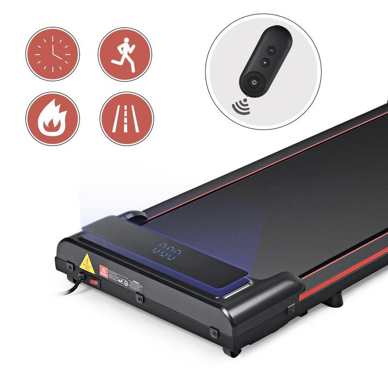 Merax 2 in 1 Walking Pad Treadmill, Under Desk Treadmill, 2.5HP, 06~3.8mph Compact Treadmill with Remote Control