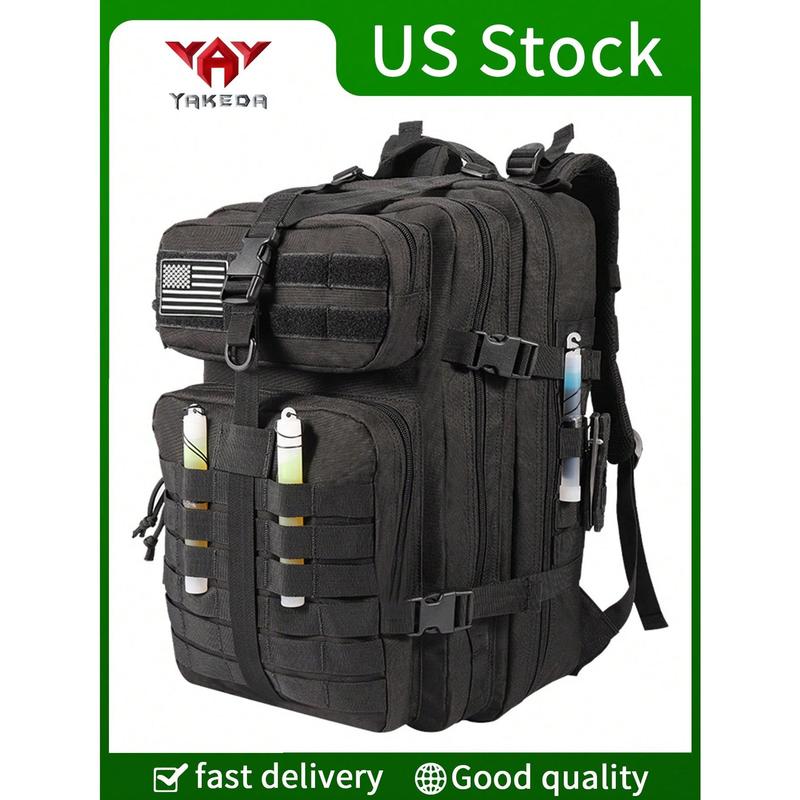 45L Large Capacity Outdoor Sports Backpack, Commuter Rucksack, Water-Resistant & Wear-Resistant, Multiple Compartment Pockets