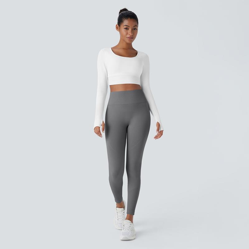 Halara Seamless Flow High Waisted Tummy Control Butt Lifting 7 8 Yoga Leggings